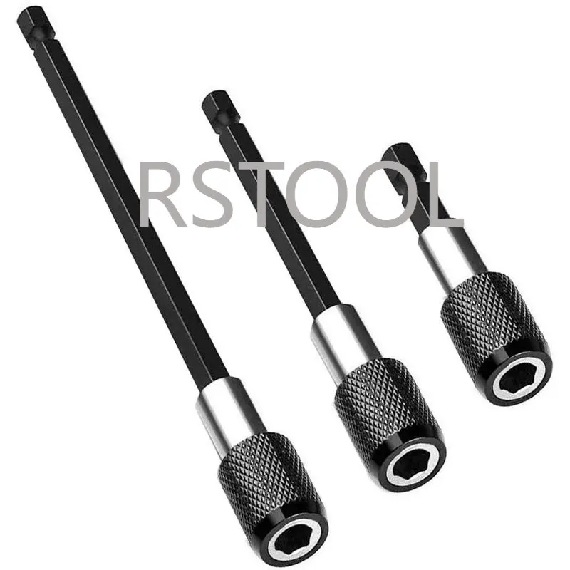 3 Chiếc 1/4 Inch Chuôi Lục Giác Từ Hạt Mũi Mở Rộng Nhanh Chóng Phát Hành Vít Giữ Tác Động Driver Bit 2/4/ 6 Inch