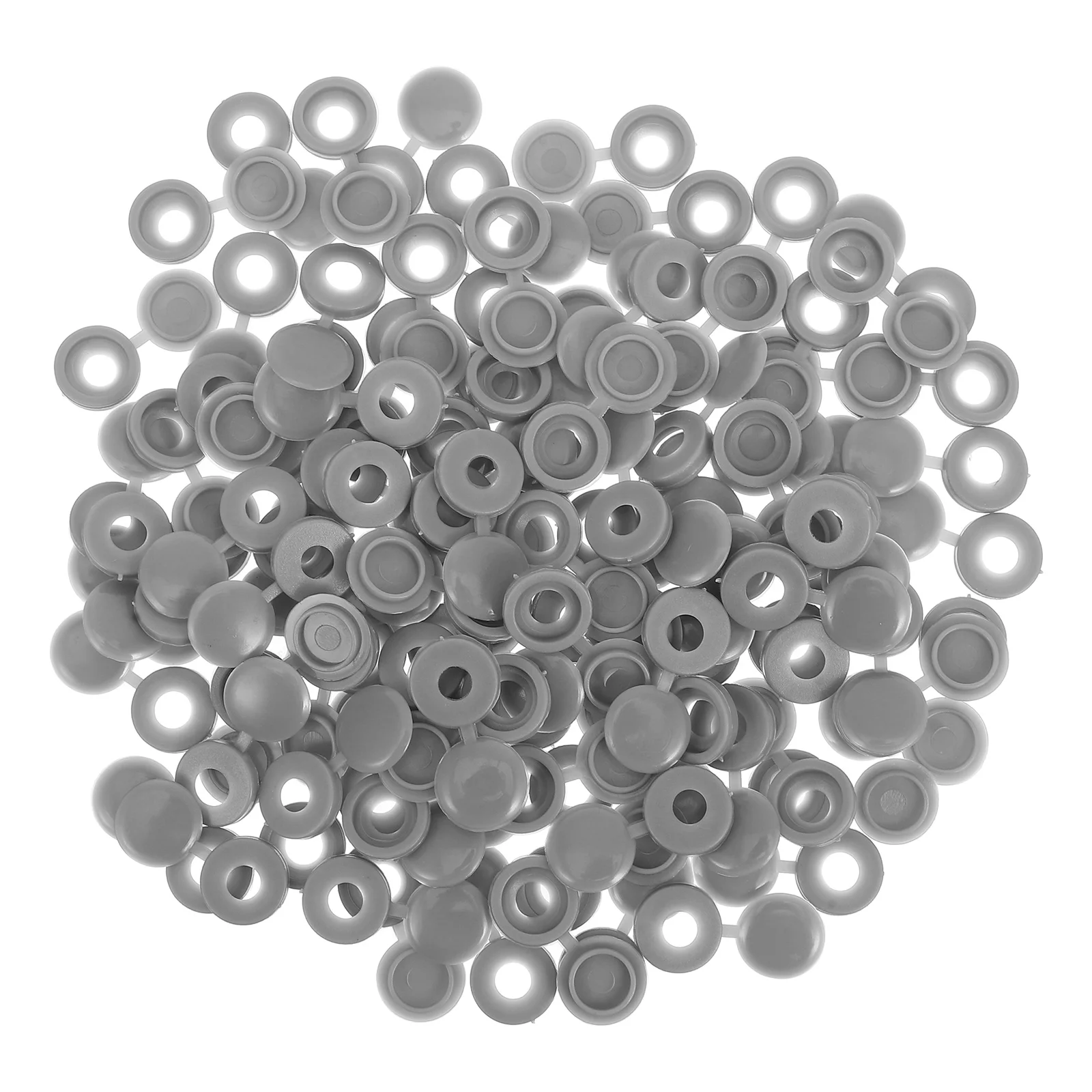 

100 Pcs Screw Cover Decorative Caps Screws Folding Flap for Home Ends Covers Car Furniture