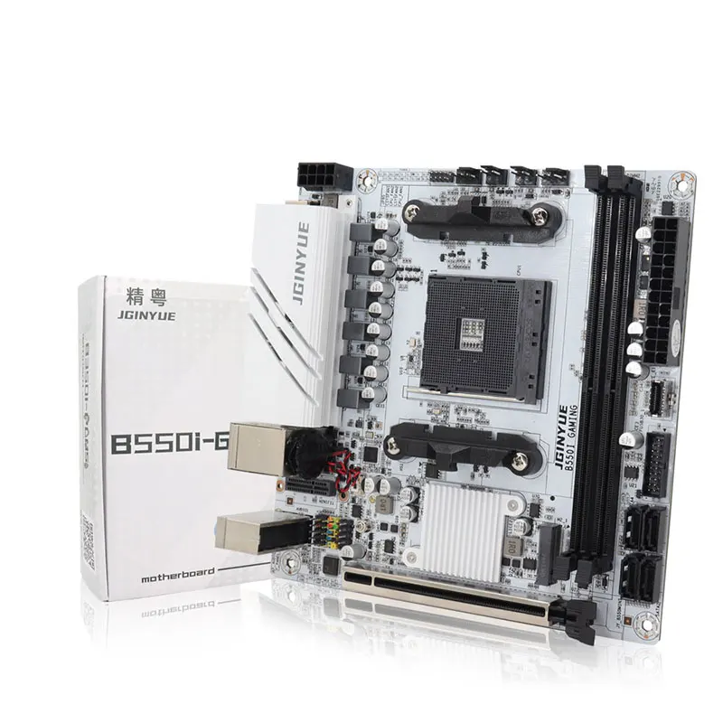 JINGYUE B550I GAMING Motherboard AM4 PCIe 4.0 Dual M.2 DDR4 Mini