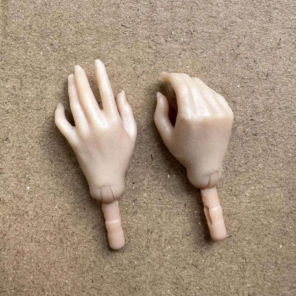 Neue Original Monster Puppe Ersatz Hände Und Arme Schwarz Braun Lila Rosa Haut Ton Lange Nägel Spielzeug DIY Zubehör – Detail 12