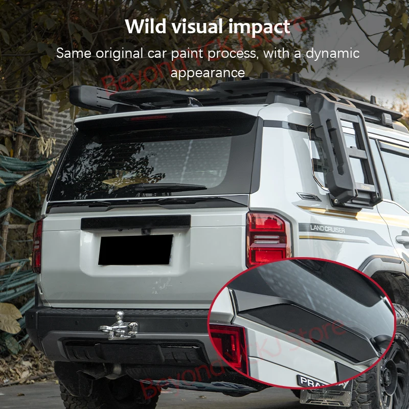 Middle Wing Tail For Toyota Land Cruiser 250 Prado Lc250 2024 2025 Trunk Spoiler Deck Lid Middle Spoiler Styling Rear Tail Wing