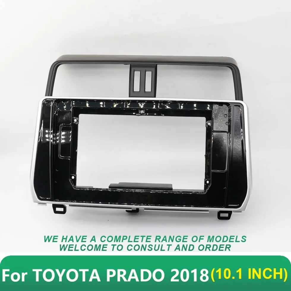 

Автомобильный аудиоприемник с лицевой рамкой, DVD-плеер для TOYOTA PRADO 2018, 10,1-дюймовая навигационная панель, радиоприемник Android