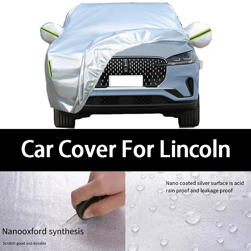 Full Car Covers Outdoor Protection For Lincoln Z Aviator Corsair Snow UV Protection Scratch-proof Rainproof Car accessories