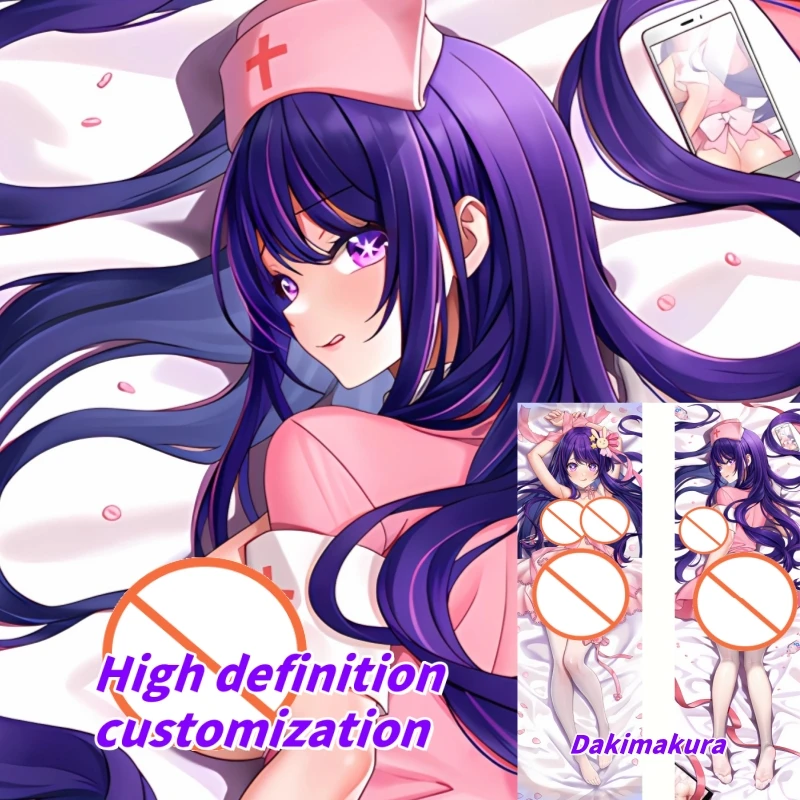 

Dakimakura Anime Pillow Case OSHI NO KO Hoshino Ai Double-sided Print Of Life-size Body Pillowcase Gifts