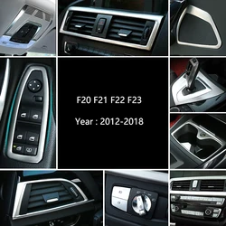 Car Inner Door Audio Speaker Gearshift Panel Door Armrest Reading Light Cover Trim Stickers for BMW F20 F21 F22 F23 Accessories