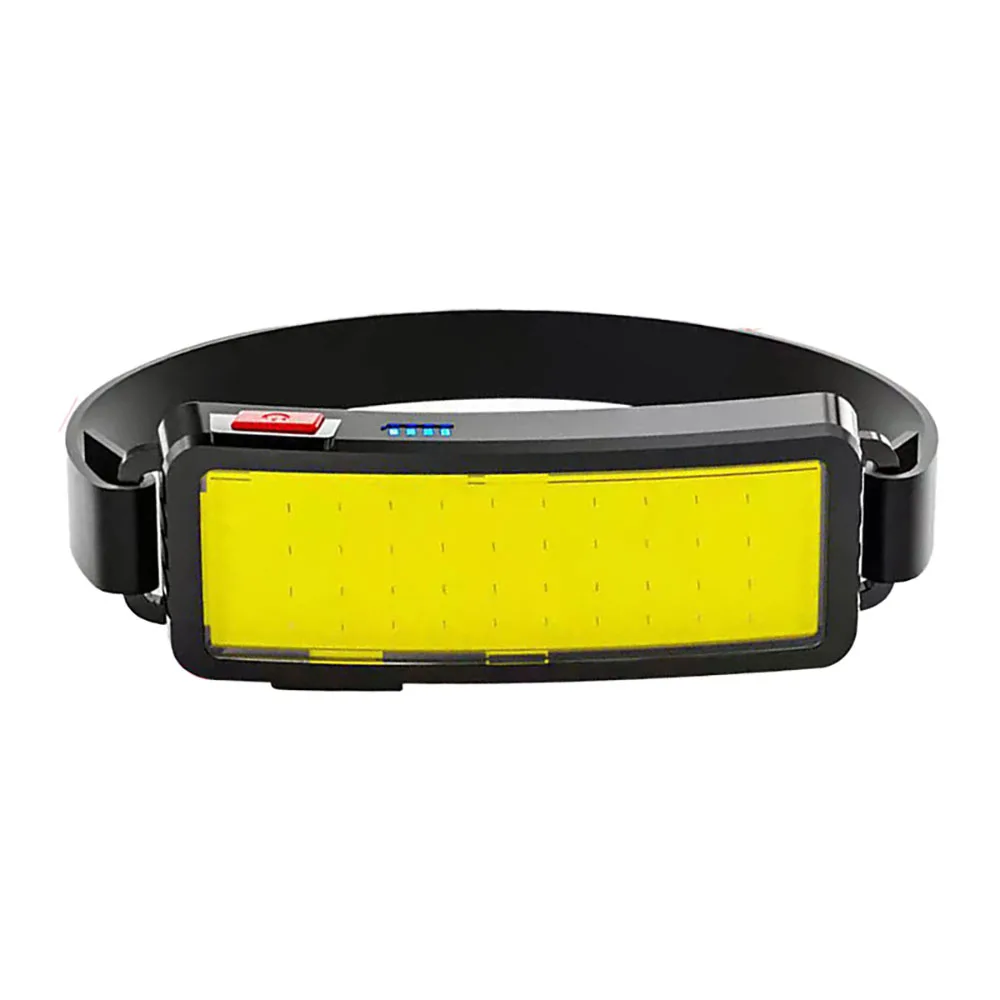 Professional COB Headlamp Super Powerful Light Usb Charging Bright Head Flashlight Strong Battery Portable Headlight Hiking