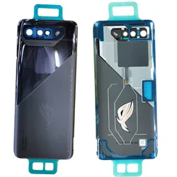 Repair Back Cover Original For ASUS ROG Phone 6 7 8 Pro 5G Rear Battery Glass Door Lid Case Frame Shell Housing ROG8 Replacement