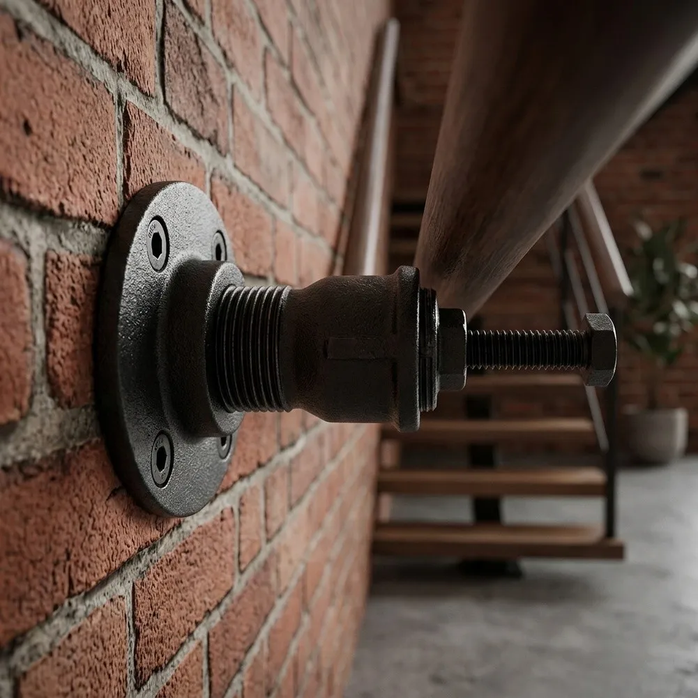 Stairway Safety Guard Rail Supplies Industrial Pipe Stair Handrail Sturdy Stylish Easy Installation For Indoor Outdoor Decor