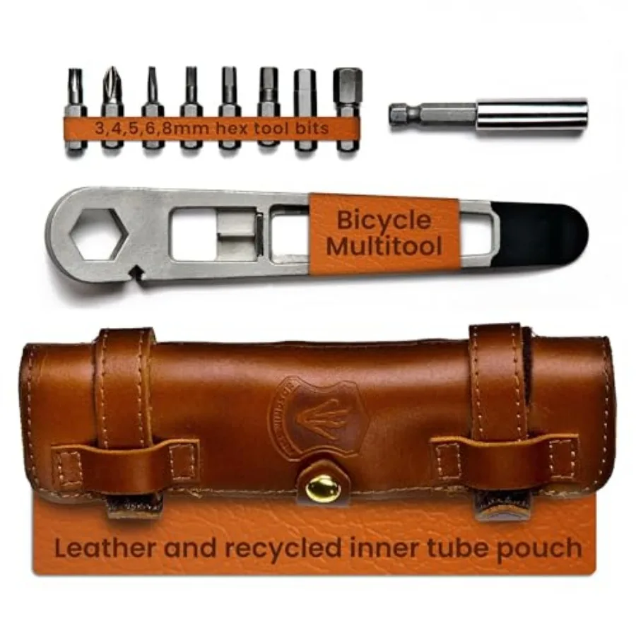 

- The Nutter Bicycle Repair Kit Portable Multi Tool for MTB Road and Dirt Bikes Includes Spanner Magnetic Bit Tire Levers and B