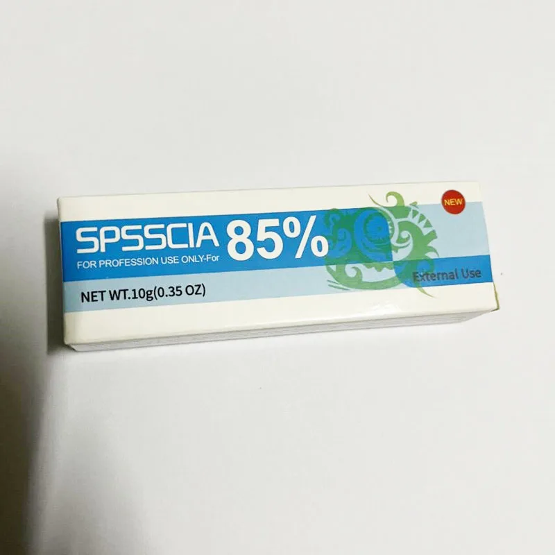 Crema para tatuajes 80% 85% 2/5/10/20/30 piezas, antes de la cirugía, maquillaje semipermanente, belleza corporal, cejas, labios, delineador, 10g