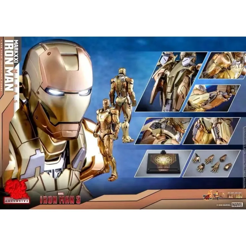 

Оригинальные игрушки Hottoys MMS586-D36 1/6 "Железный человек 20-й юбилейный выпуск экшн-фигурки из сплава Хобби Коллекционные модели игрушечные фигурки подарки