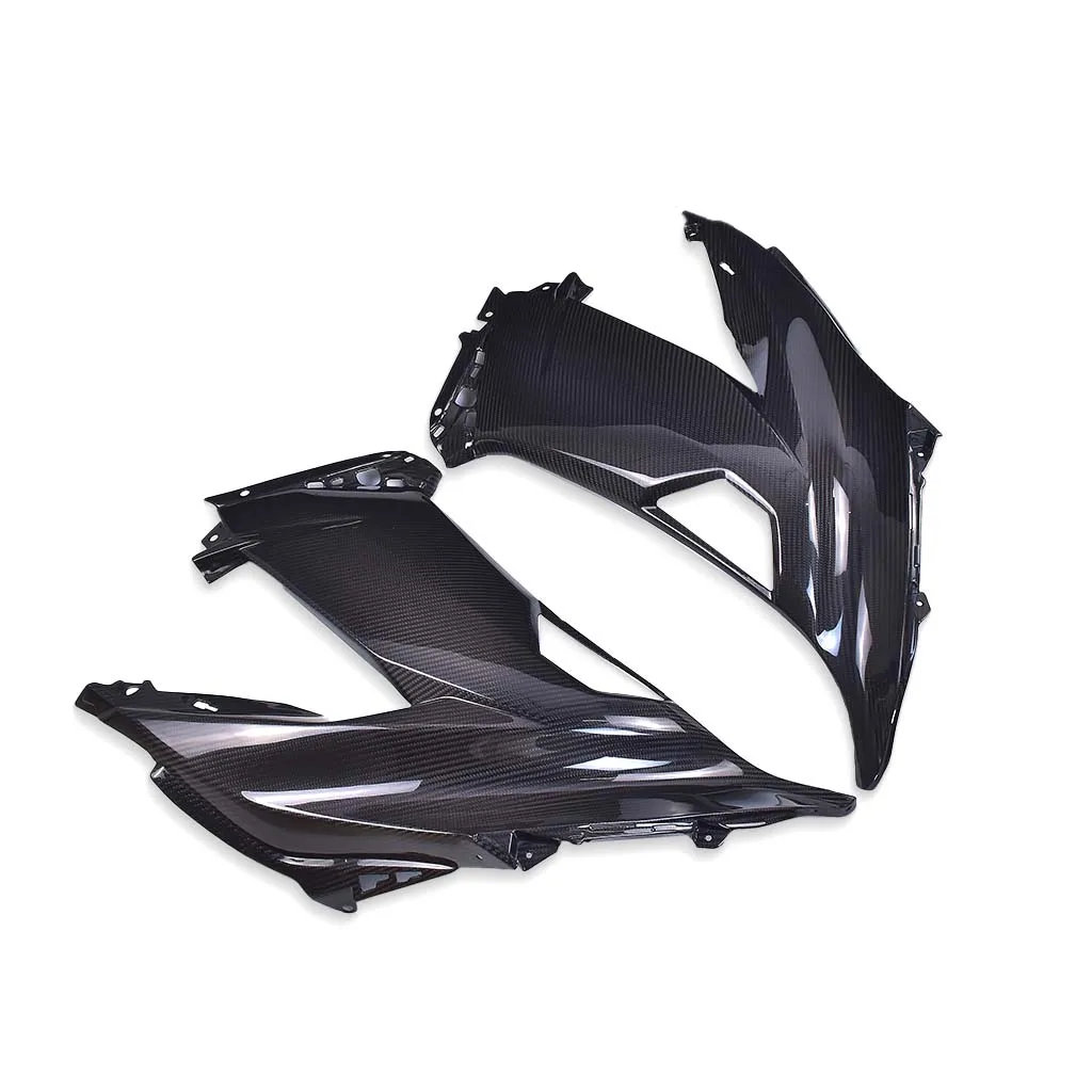 

100% Full Dry Carbon Fiber Side Panels Fairing Kits Motorcycle Spare Parts For Kawasaki ZX6R/ZX-6R-636 2013-2018