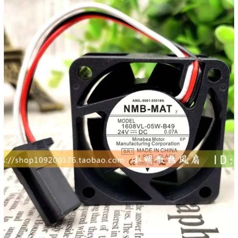 New Cooling Fan For NMB 1608VL-05W-B49 24V 0.07A 4CM Fanuc Alarm Cooler Fan 4020 40*40*20mm
