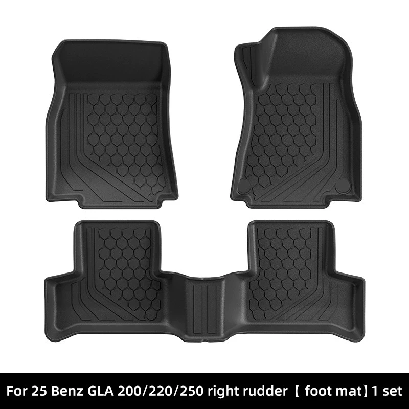 Car Trunk Mat For Mercedes Benz GLA 200/220/250 2025-2026 TPE Floor Mats All Weather Waterproof Rear Trunk Cargo Liner Pads - view 2
