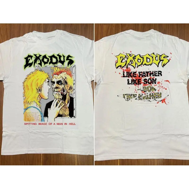 2 Side Exodus IMAGE Of White All Size T Shirt