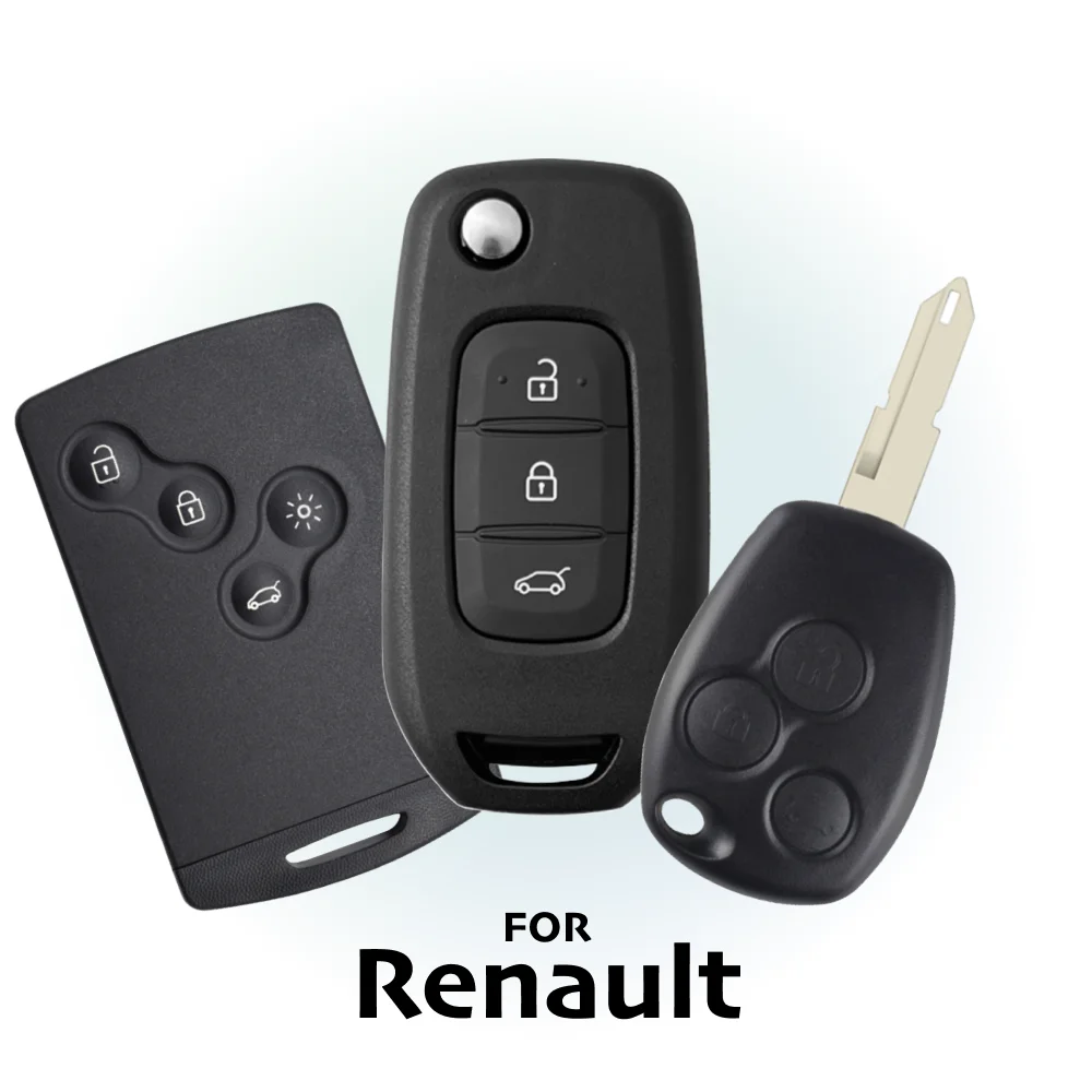 KEYSMITH Smart Key Card Gehäuse für Renault Megane 4 Talisman 5 Espace 5 Kadjar 4-Tasten-Fernbedienungs-Ersatzgehäuse – Detail 2