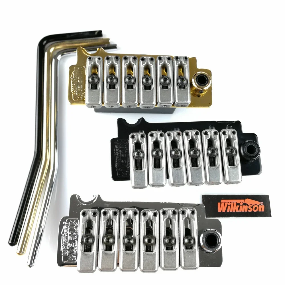 New Wilkinson WVS50IIK Electric guitar tremolo bridge Tremolo System silver Black and Gold