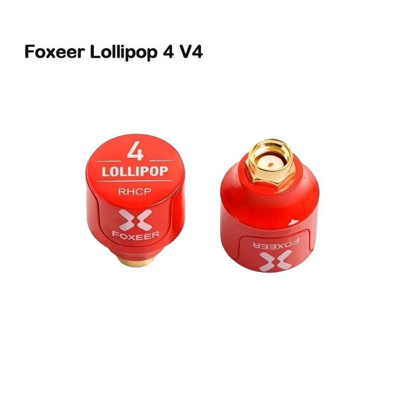 

2PCS Foxeer Lollipop 4 V4 Stubby FPV Antenna 2.6DBi 5.8G LHCP RHCP SMA Micro Mushroom Receiver Antenna For FPV RC Drone