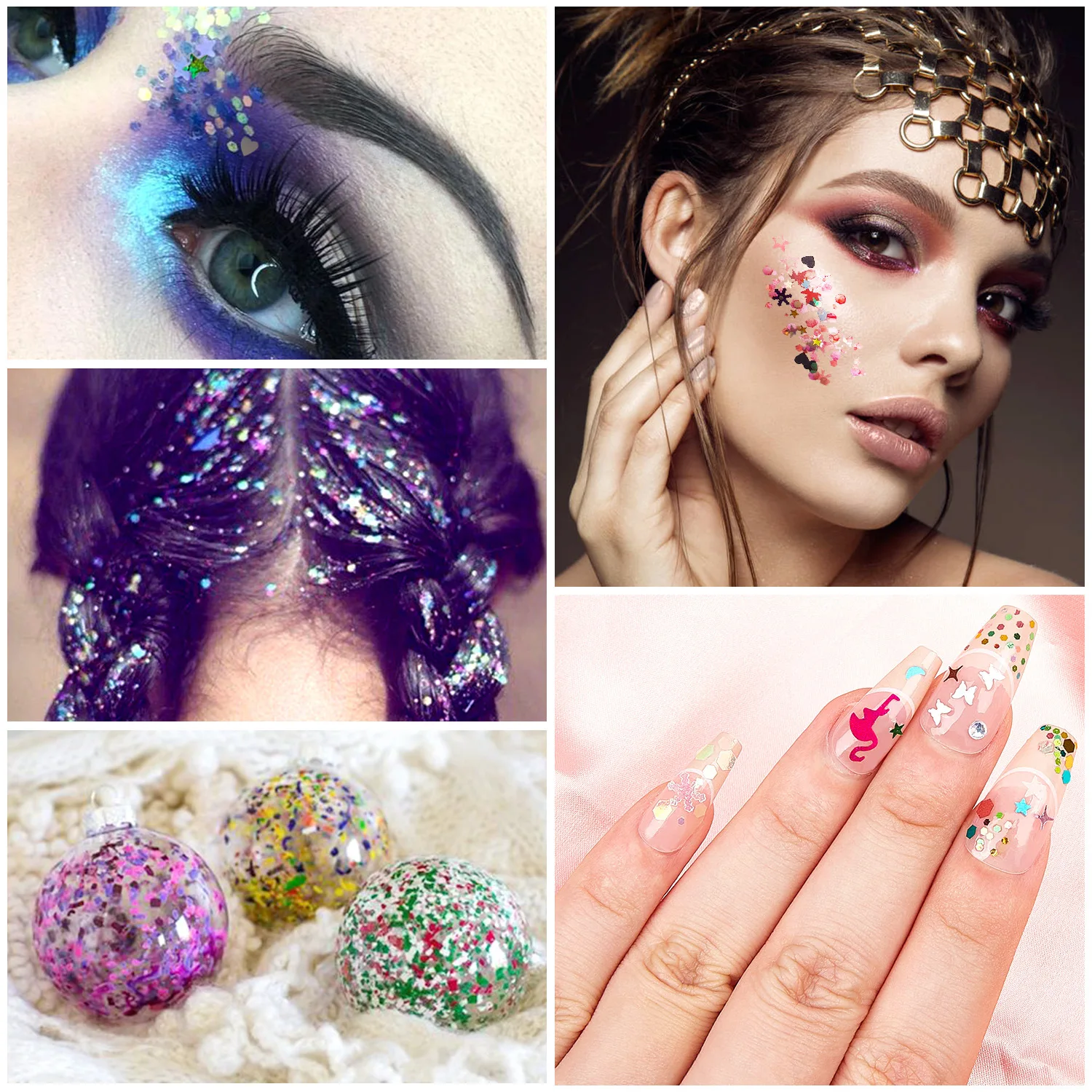 2025 nowe mieszane cekiny do zdobienia paznokci brokatowy proszek laserowy brokat w proszku