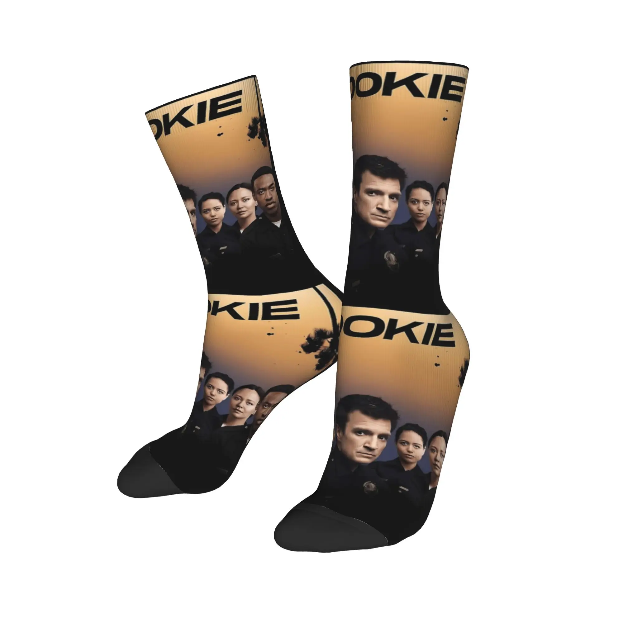 جوارب The Rookie TV Show جوارب شتوية عصرية للرجال جوارب ناعمة قابلة للتنفس مخصصة للرياضات الخارجية جوارب مضادة للانزلاق