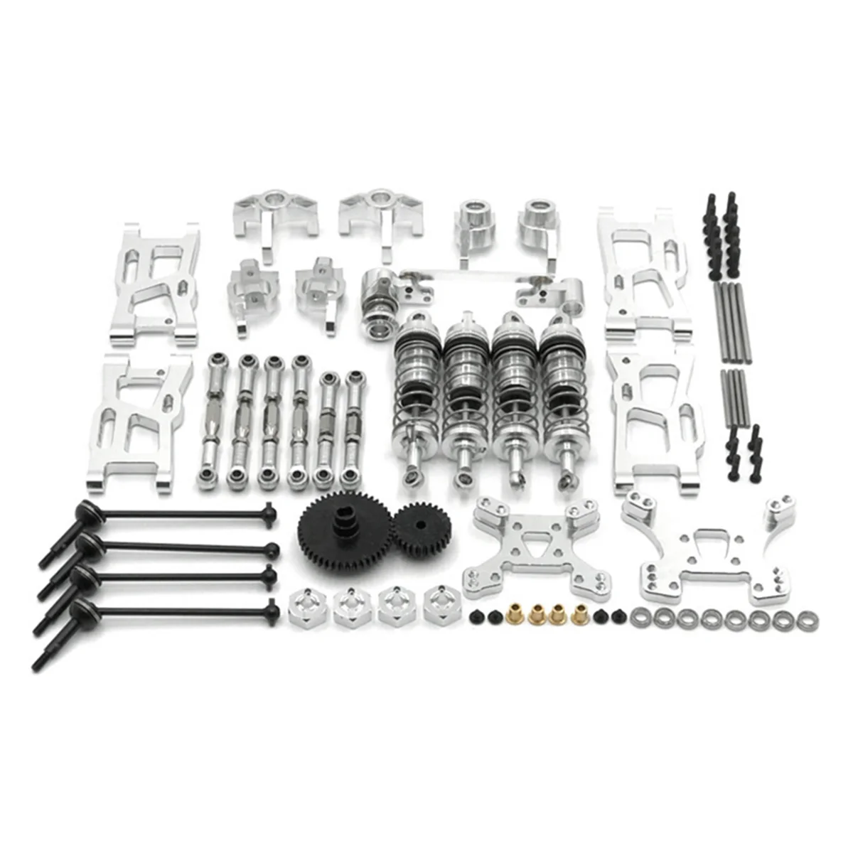 For Wltoys 144001 144002 144010 124017 124019 Swing Arm Shock Absorber Upgrades Modification Kits RC Car Accessories-D