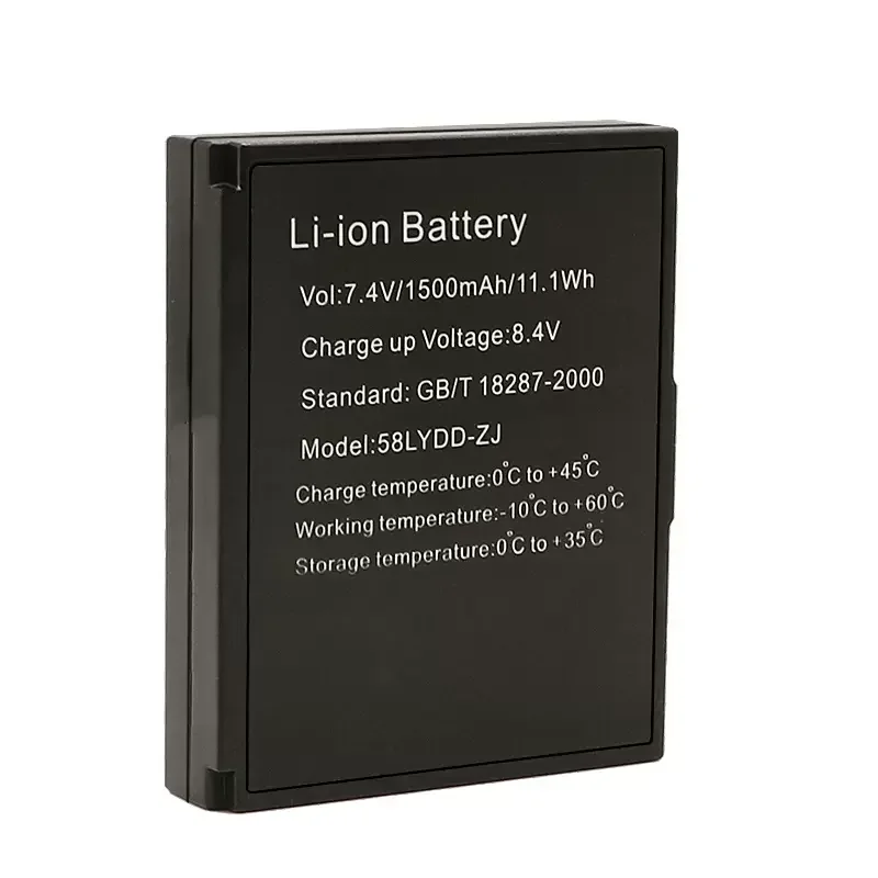ZJ- 5802DD 58LYDD-ZJ ZJ-5805DD 용 새로운 7.4V 1500mAh 고용량 블루투스 프린터 배터리