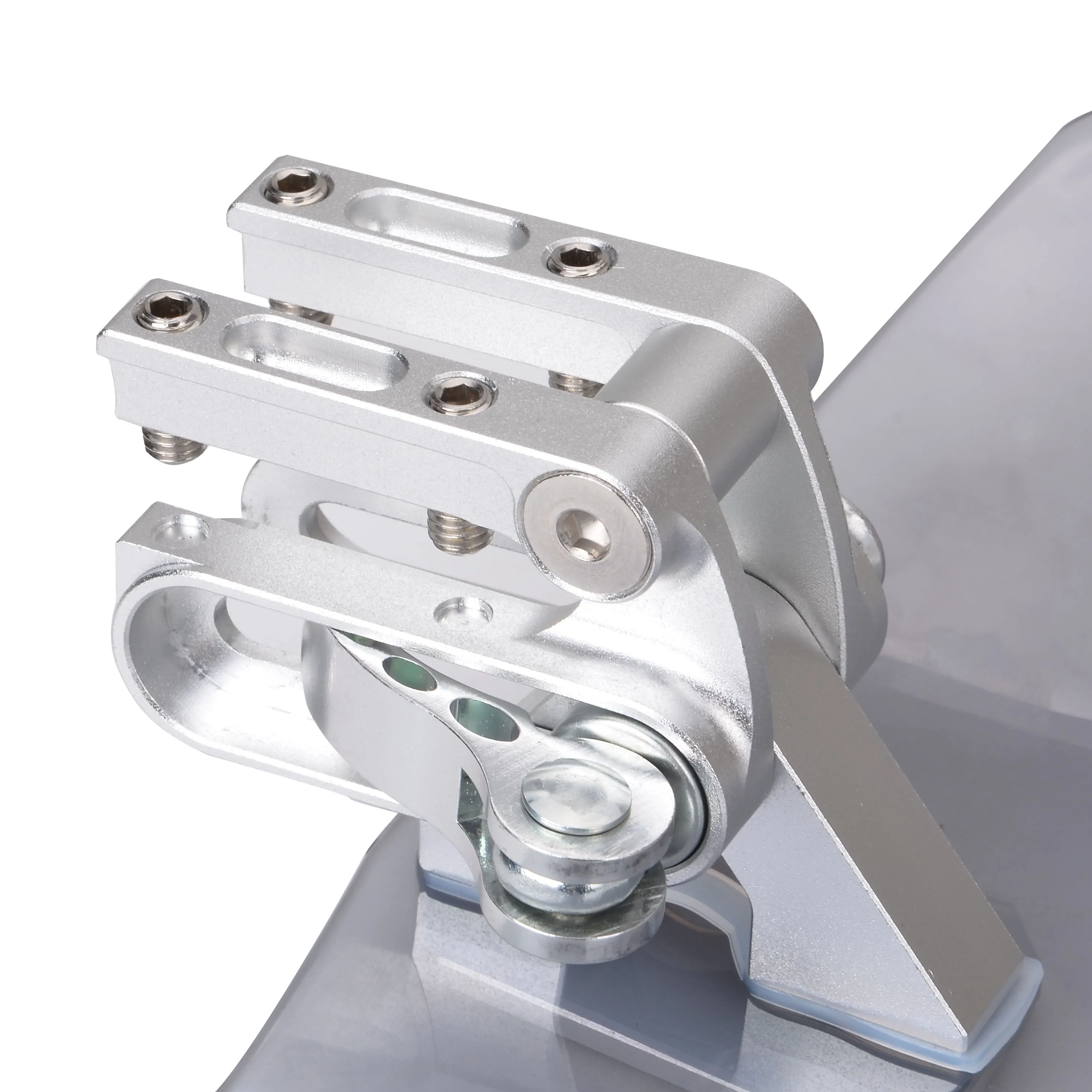 Motorcycle Universal Windshield Extension Adjustable Spoiler Clamp-On Windscreen Deflector Suitable for BMW KAWASAKI YAMAHA