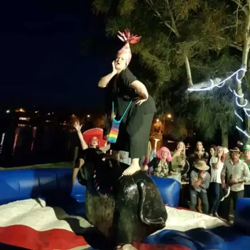 Groothandelsprijs: Western Rural Mechanical Cowboy Racing Rijden Volwassen Opblaasbaar Bull Game Hot Selling