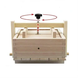 DIY Wooden Tofu Press Mould Set Homemade Cheese Tofu Mold Soybean Curd Tofu Making Mold Kitchen Accessories Cooking Tool