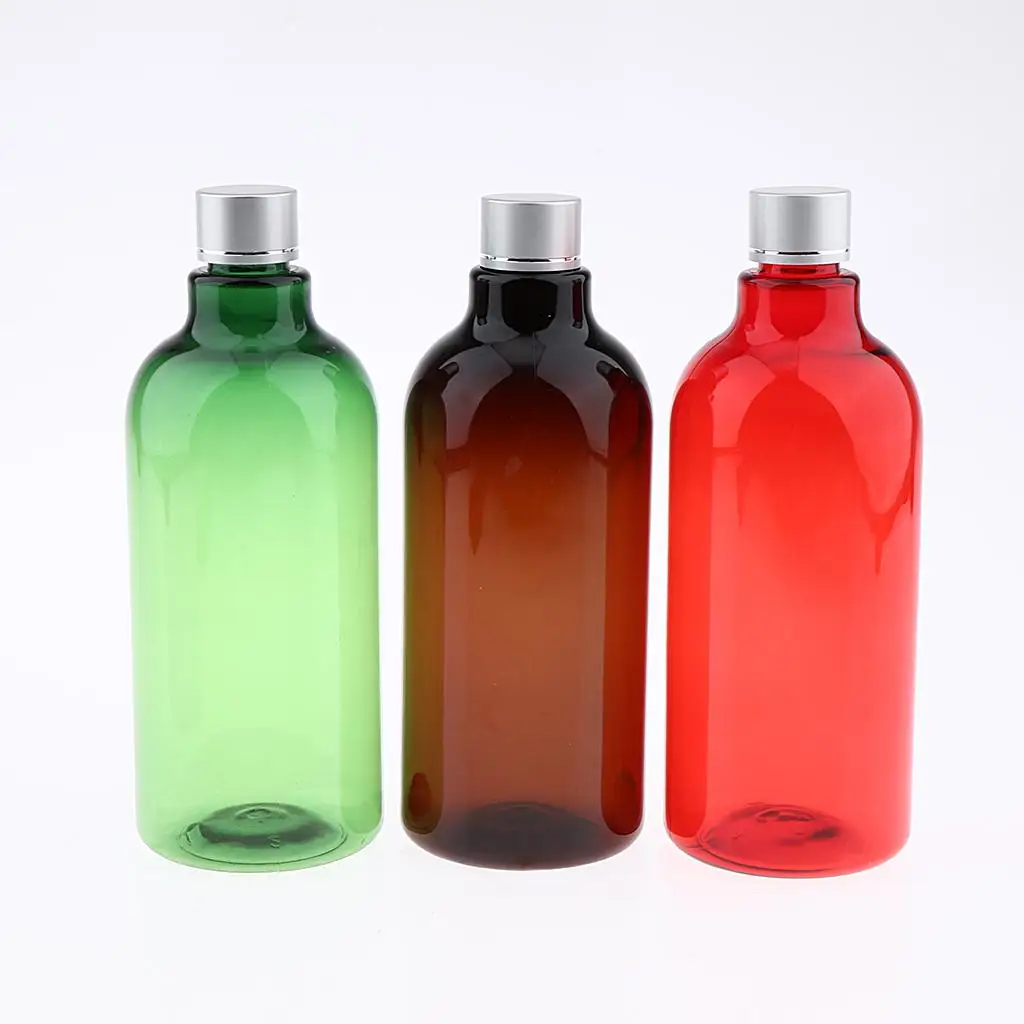 2PCS 17oz (500ML) Empty Plastic Bottles with Disc , Containers for Shampoo, Lotions, Liquid Body Soap, Creams