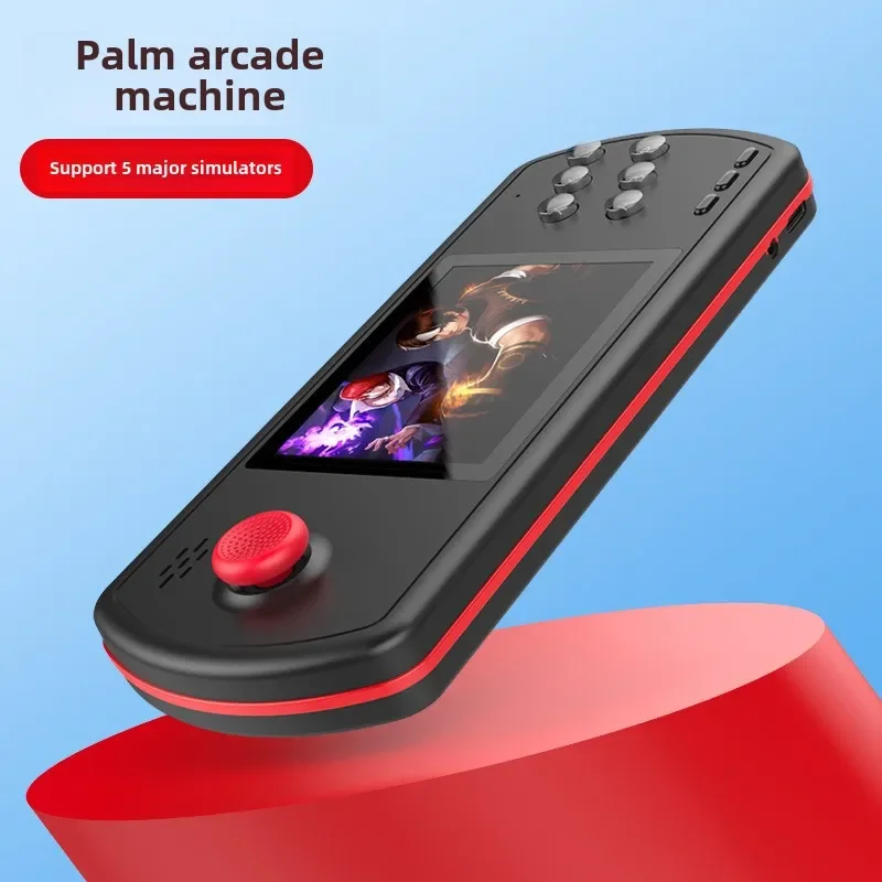 D22 ปาล์มเครื่องอาเขตคอนโซลเกมมือถือหน้าจอ 3.5 นิ้วBuild-in 1000 + เกมสนับสนุนจับเชื่อมต่อเอาต์พุตทีวีเครื่องเล่นวิดีโอ