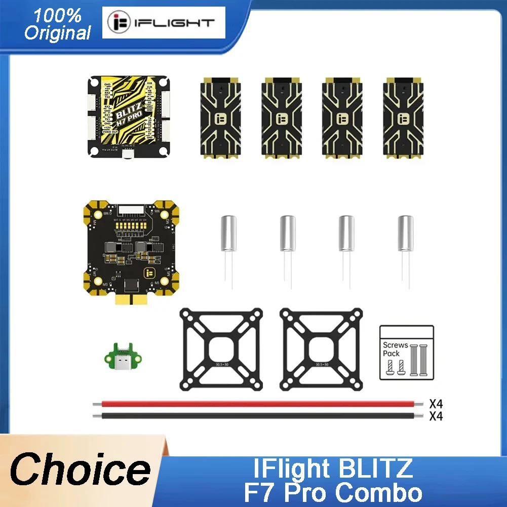 

IFlight 2025 New BLITZ F7 Pro Combo Set with BLITZ E80 Single ESC for FPV RC Drone