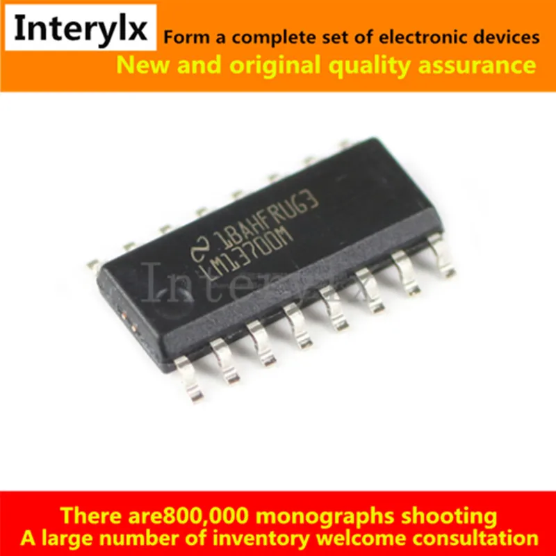 10Pcs/Lot LM13700MX/NOPB LM13700MX LM13700M LM13700 IC OPAMP TRANSCOND 2 CIRC 16SOIC