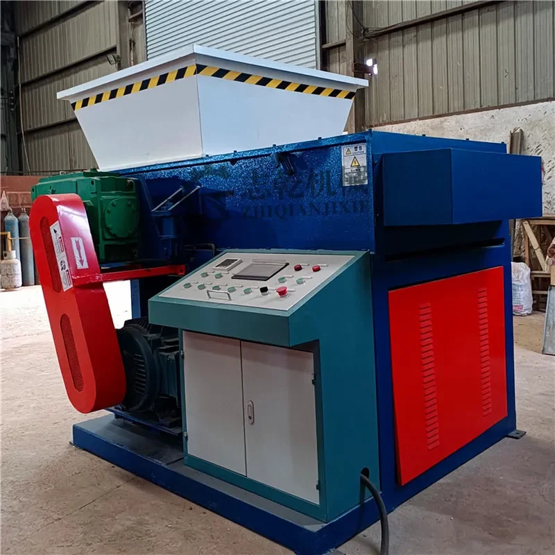 Recycling Machine 2026 Aluminum paper briquetting equipment, rubber block crusher, plastic head material single shaft