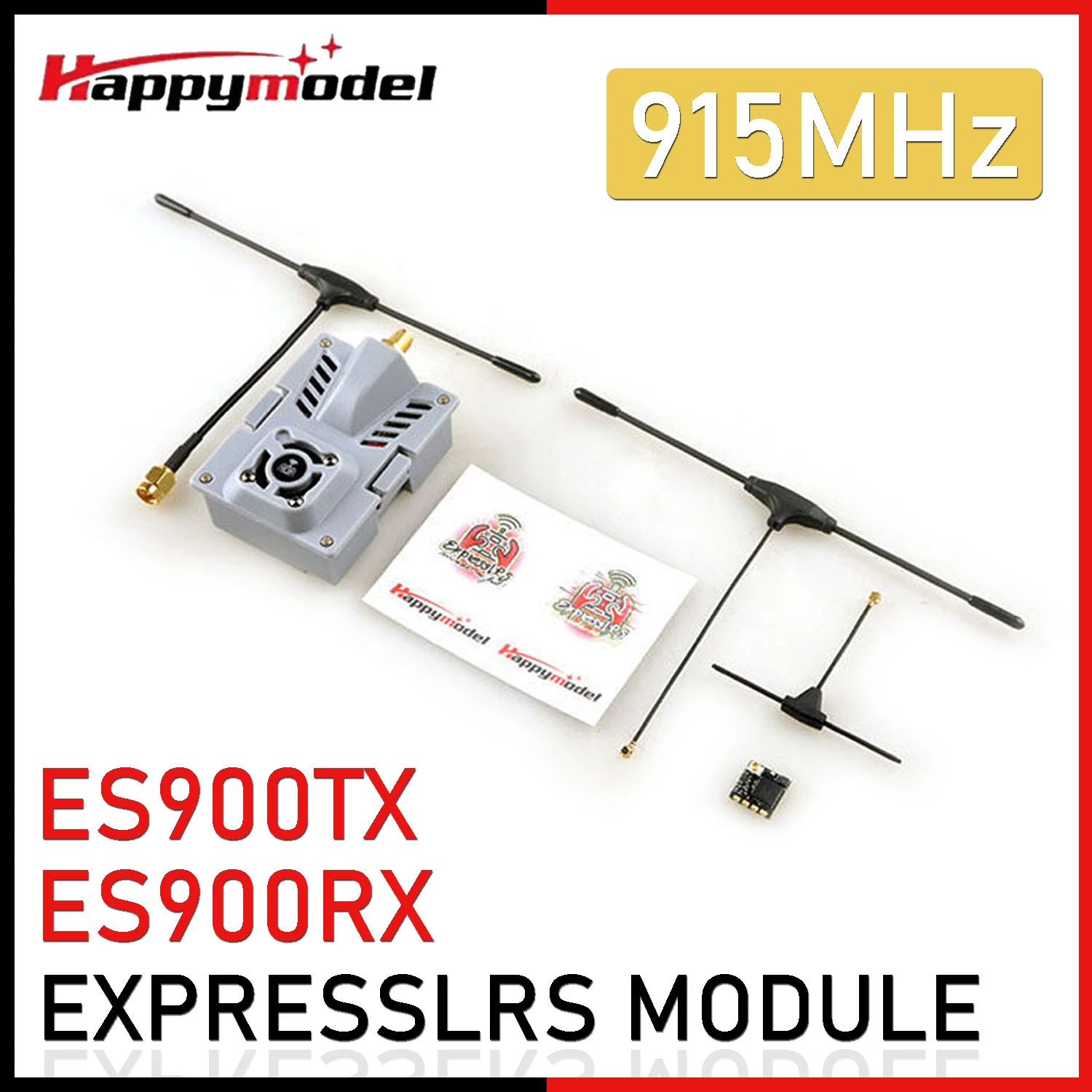 

Модуль HappyModel ExpressLRS ES900TX / ES900RX 915 МГц ELRS для радиоуправляемых FPV дронов и самолетов, аксессуары для модернизации DIY моделей
