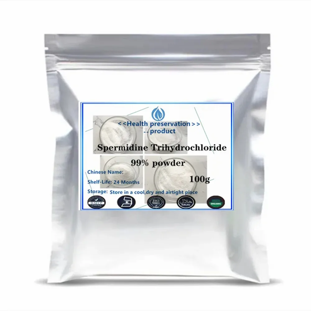 

Spermidine Trihydrochloride Powder (CAS 334-50-9) – Factory-Custom Multilayer Bags, Fast Global Delivery