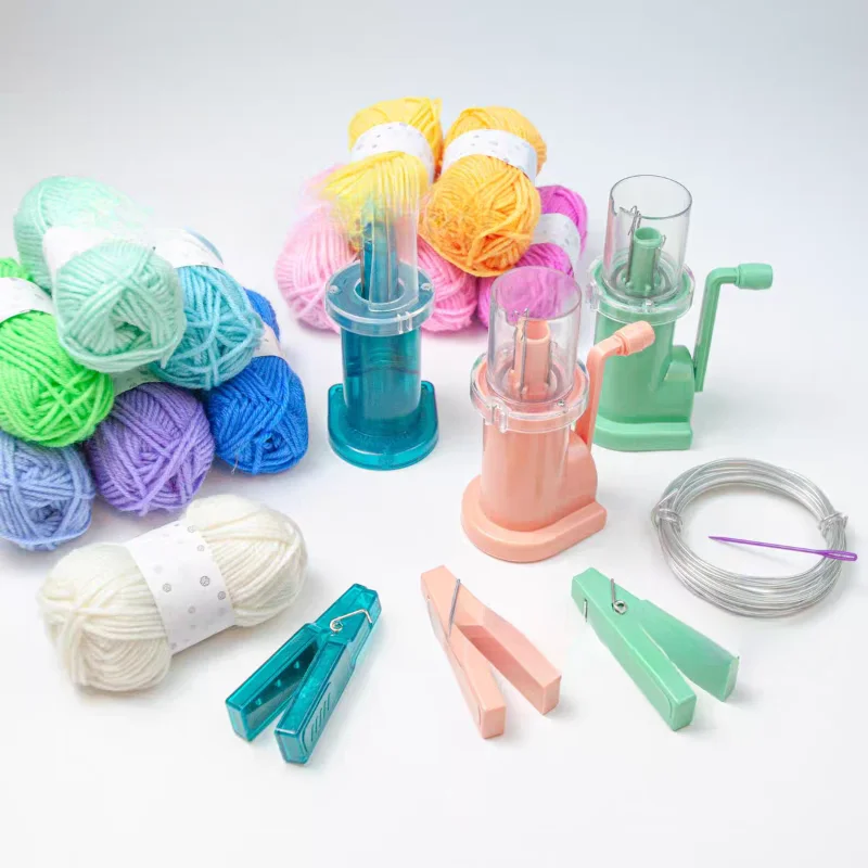آلة تجديل الحبل اليدوية DIY - نسج الحبل اليدوي للمجوهرات والحرف اليدوية، لفاف الغزل البلاستيكي لصنع القلائد #2