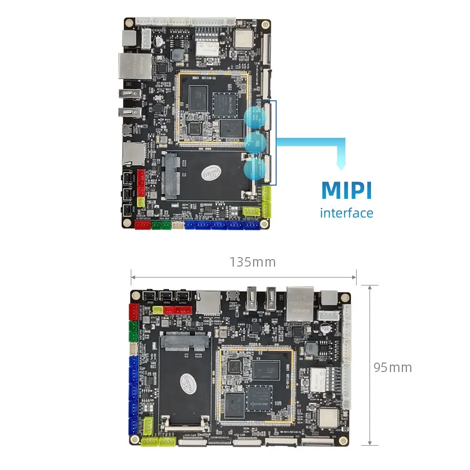 Rockchip RV1126 Development Board DDR4 4K HDMI 4G RV1126 Intelligent Vision Moederbord AI Intelligentie Camera Beveiligingssysteem
