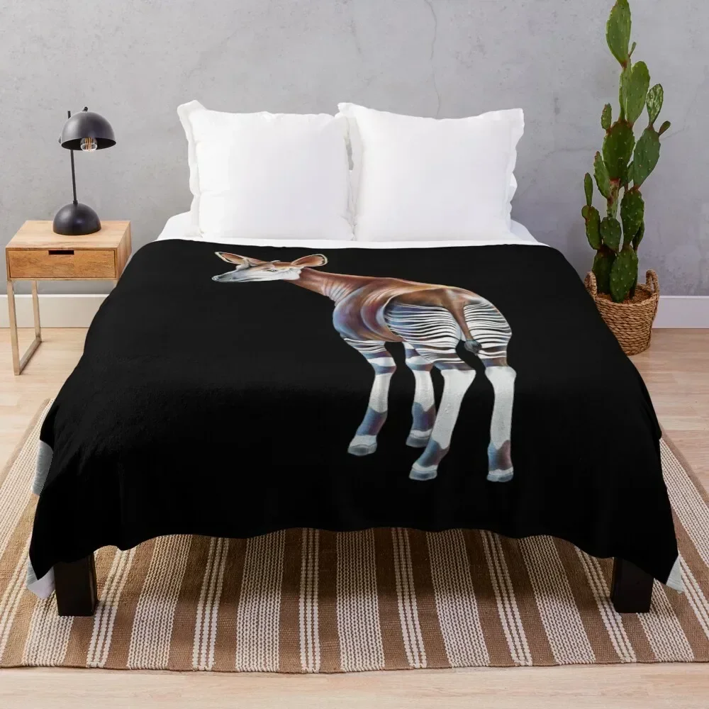 

Okapi Throw Blanket Stain Resistant Cozy Warm Blanket