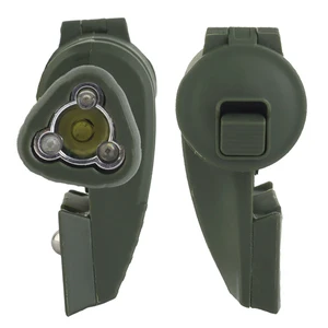 MPLS CHARGE LED Caça Militar Capacete Lanterna, Outdoor Farol Militar para Camping, 3 Modos 8 principais vendas farol moto militar - №5