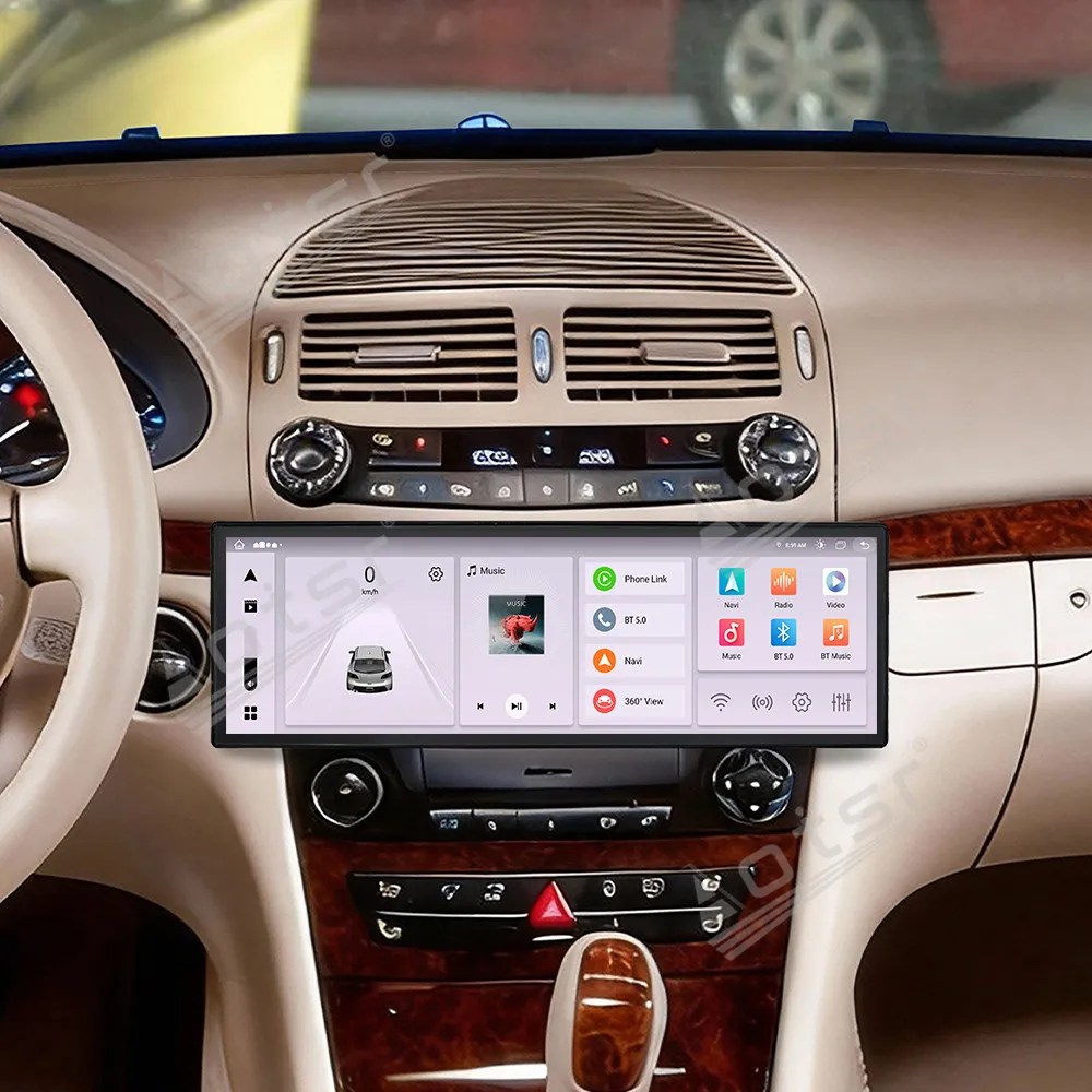 14.9 Inch Car Radio For Mercedes Benz E‑Class W211 CLS 2005‑2008 Multimedia GPS Navigation Player Wireless CarPlay Android Auto