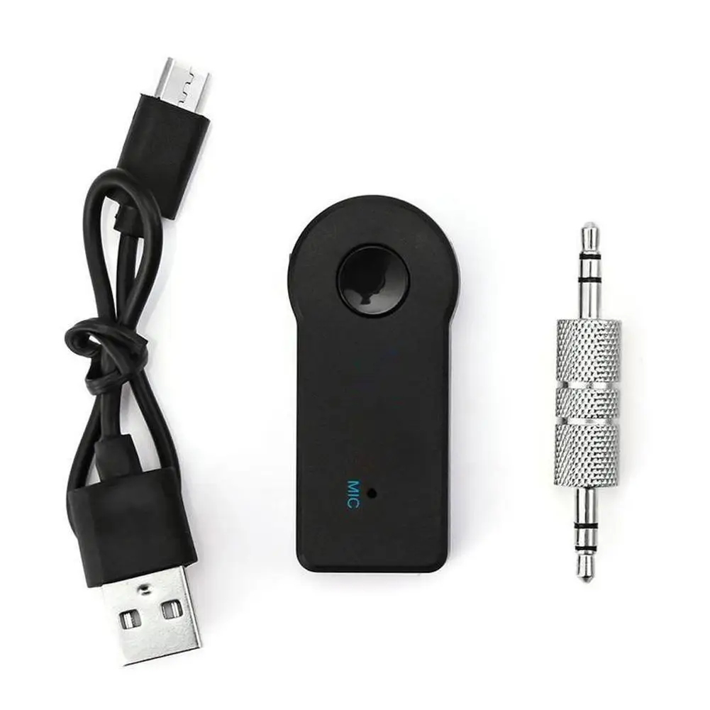 Bluetooth 5.0 alıcı Zender adaptörü otomatik Bluetooth alıcı 3.5mm ses Aux adaptörü ses dönüştürücü aksesuarları