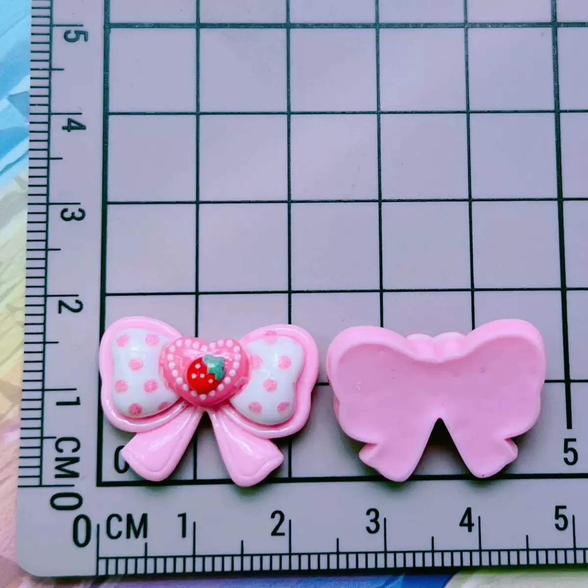10 Pcs New Cute Cartoon Strawberry Butterfly Junction Resin Scrapbook Diy Jewelry Wedding Hairpin Accessories Craft A68