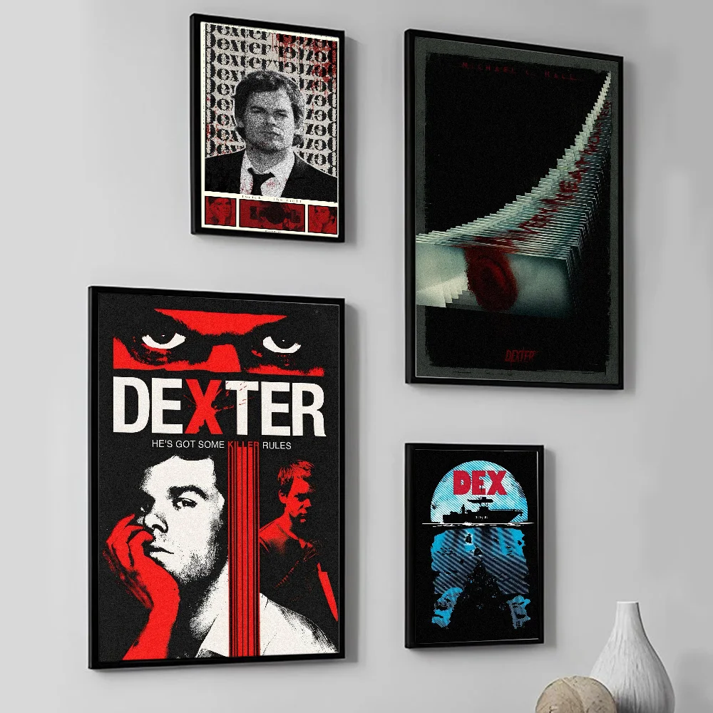 Classic TV Series Dexter 2006 Poster Wall Art Home Decor Room Decor Digital Painting Living Room Restaurant Kitchen Art