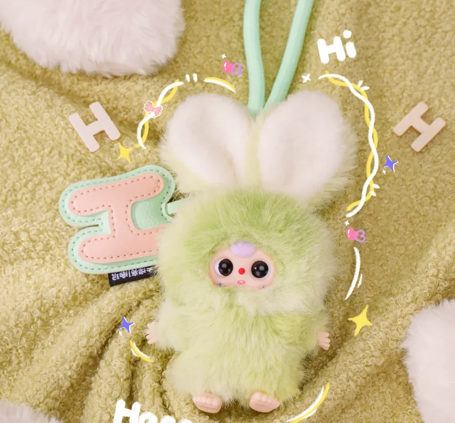 Nieuwe Kawaii Stijl Baby Drie Super Mini Bunny Serie Vinyl Blind Box Mystery Box Hanger Pop Verrassing Verjaardag Meisje Cadeau
