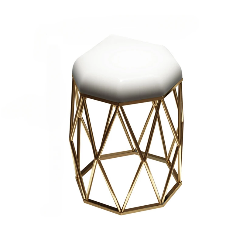 

Stool modern manicure makeup soft chair nordic ins dressing Low stool home furniture shoe changing stools living room