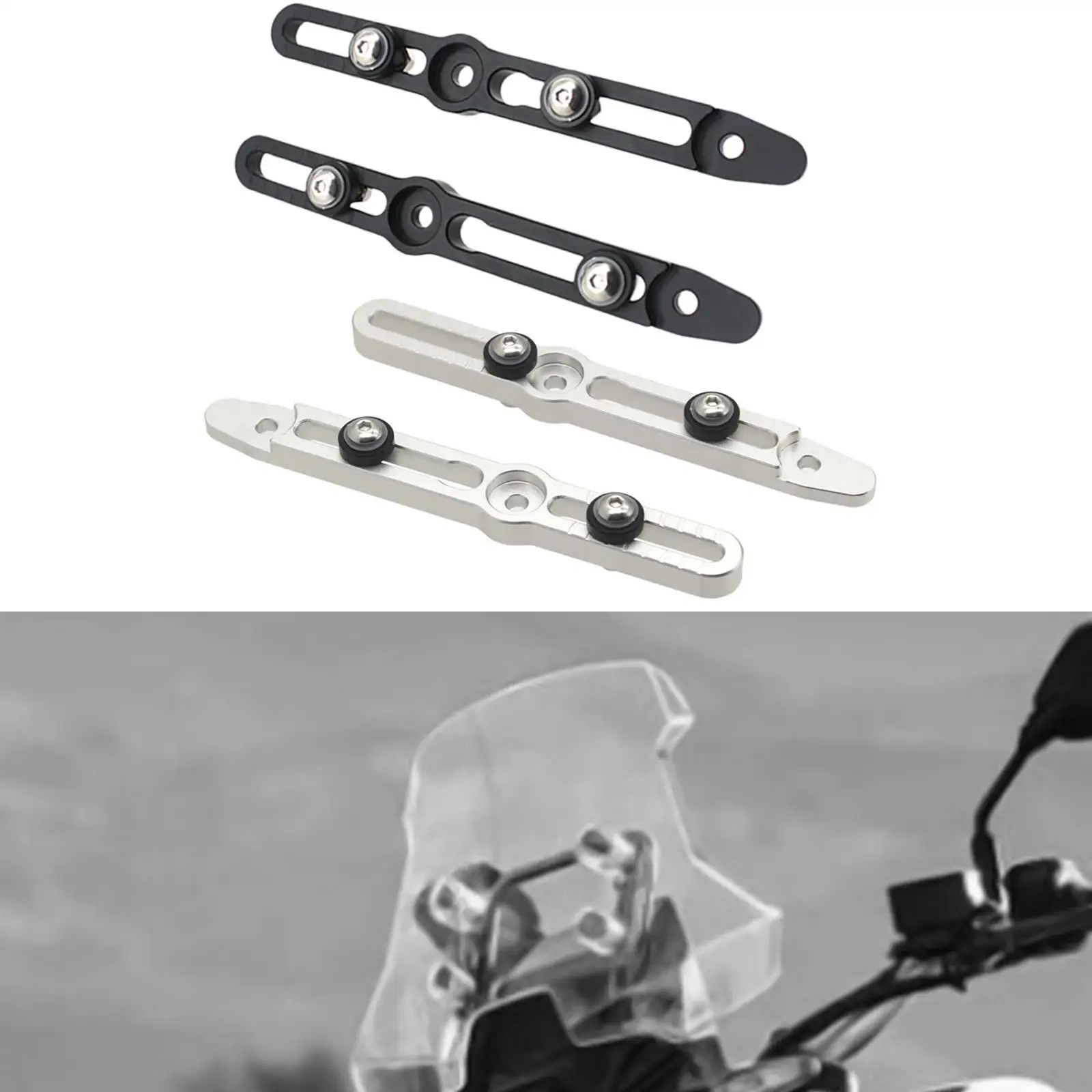 

Windshield Lifting Bracket Holder Wind Deflector Mount for 800DE DL800