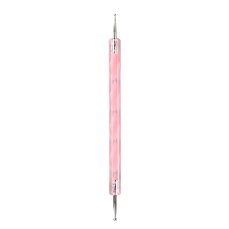 DIY Manicure Tools: Nail Art Dotting Pen, Spiral Rod Hook Pen & Drawing Painting Marbleizing Tool