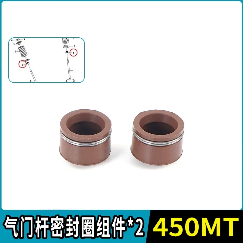 For CFMOTO Original Valve Seals For 250SR-FUN 300SR 450SR 450SRS 450CLC 450NK 450MT 650NK 650MT 675NK 675SR 700CLX 700MT