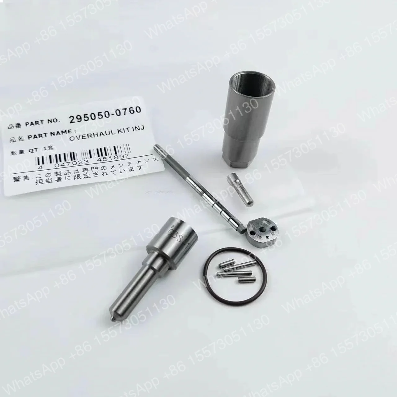 6 Set/Lot High Quality Overhaul Kit 295050-0760(Nozzle:G3S41 Orifice Plate 509# ) Repair Kit For Common Rail Injector